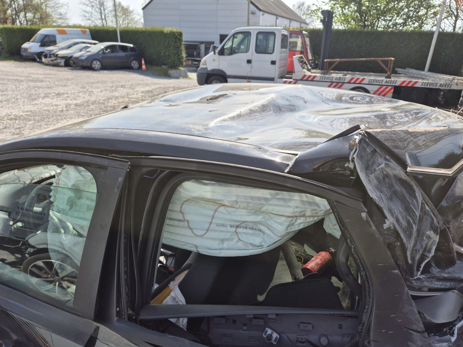 Photographie de l’accident